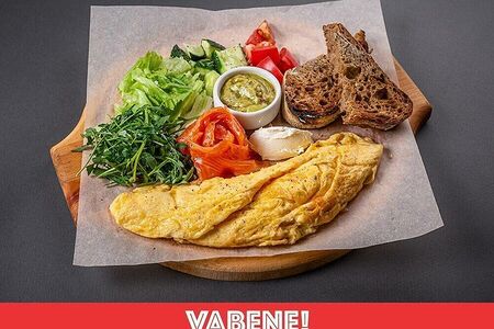 Завтрак С добрым утром с лососем