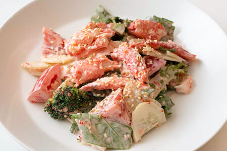 Салат с крабом