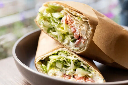 Шаурма с крабом