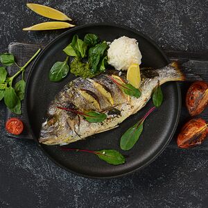 Дорадо на гриле