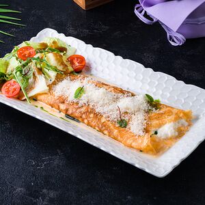 Омлет с мягким сыром
