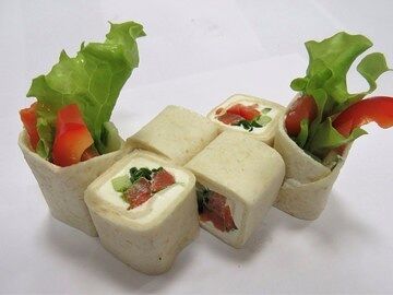 Мексика со слабосолёным лососем