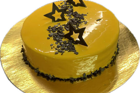 Торт Творожный с малиной