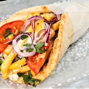 Гирос с индейкой в лаваше