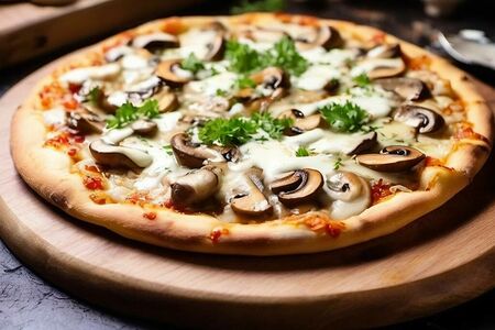 Грибная пицца