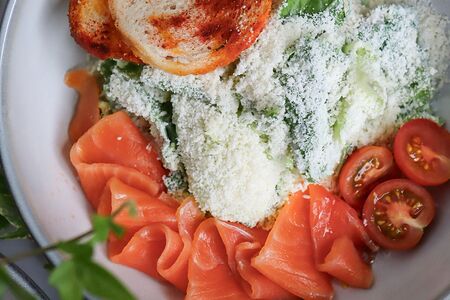 Цезарь с форелью