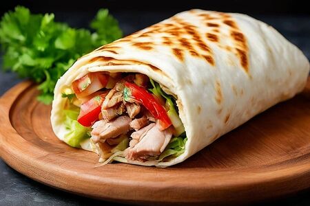 Шаурма мини со свининой