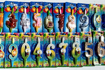 Свечи цифры