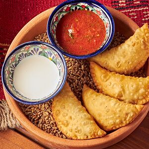 Мини-чебуреки с говядиной