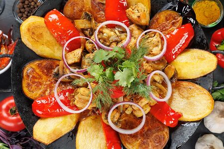 Садж из курицы