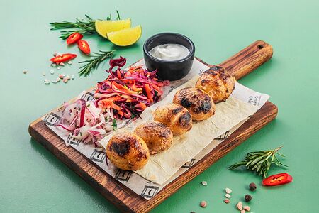 Шашлык из мини-картофеля