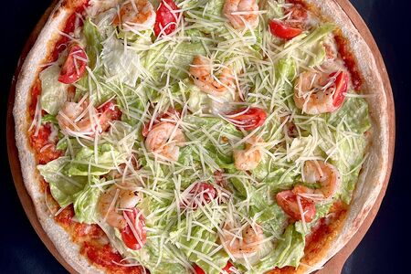 Цезарь с креветками 