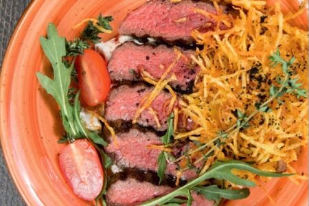 Картофельный салат с говядиной