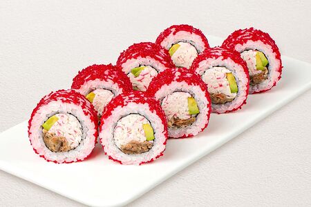 Ролл Калифорния с лососем терияки