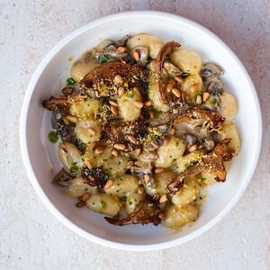 Картофельные ньокки с лесными грибами