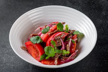 Салат Тбилиси с телятиной