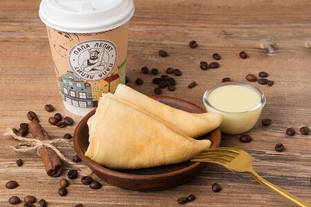 Блины со сгущенкой