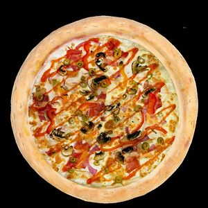 Пицца Диабло на пышном тесте