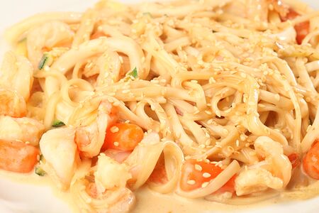 Эби яки удон