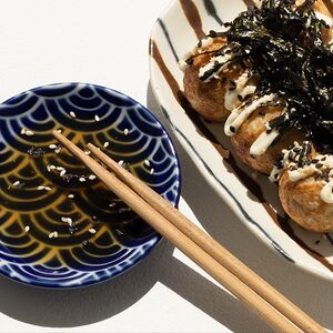 Такояки с креветкой Понзу