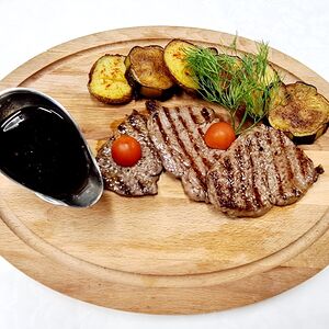 Медальоны в медовом соусе