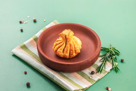 Жареные хинкали с курицей