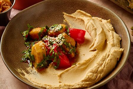 Хумус Классический с баклажановым салатом