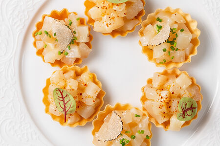 Тарталетки с гребешком