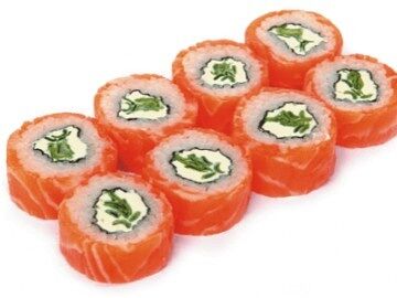 Филадельфия с зелёным луком