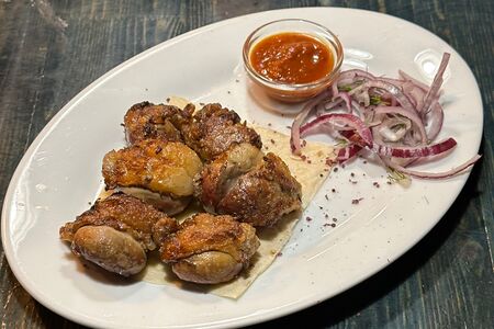 Шашлык из бараньих почек