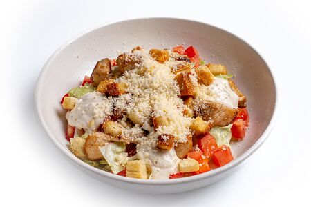 Салат Цезарь с креветкой