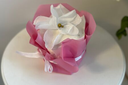 Творожный кулич с цукатами