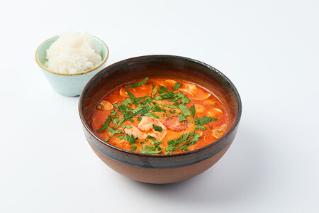 Суп том ям с морепродуктами