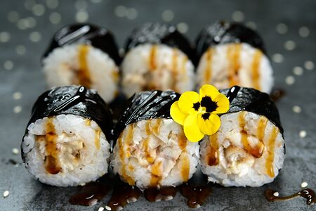 Малый ролл Копчёный угорь №57