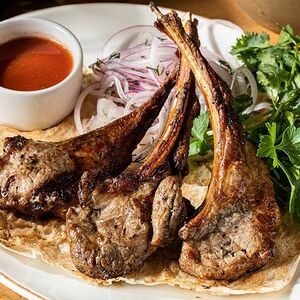 Шашлык из бараньей корейки