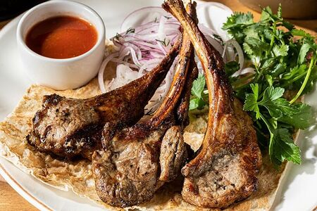 Шашлык из бараньей корейки