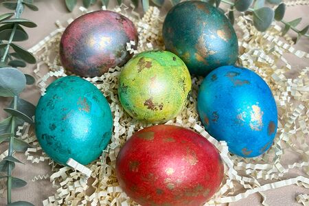 Яйца Пасхальные Перламутр