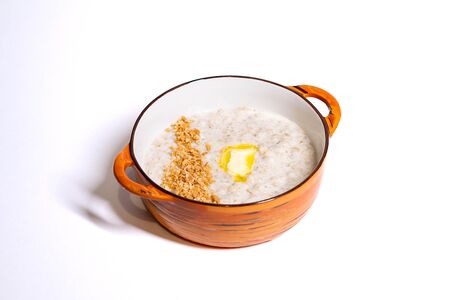 Каша рисовая на коровьем молоке