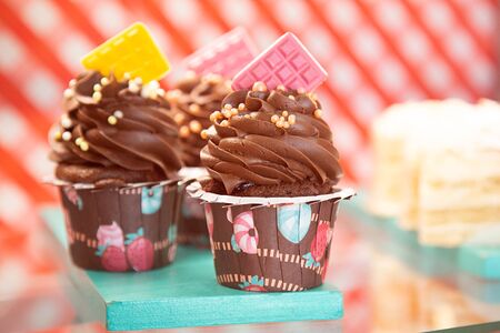 Капкейк шоколадный