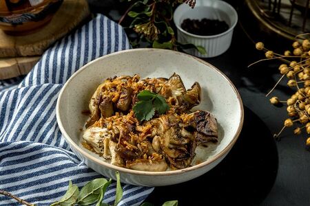 Вешенки гриль с зирой