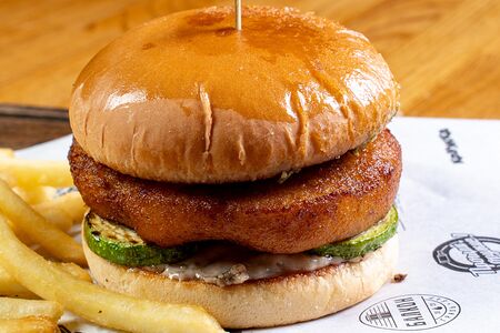 Веган с тыквенной котлетой