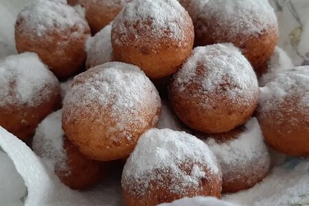 Творожные пончики