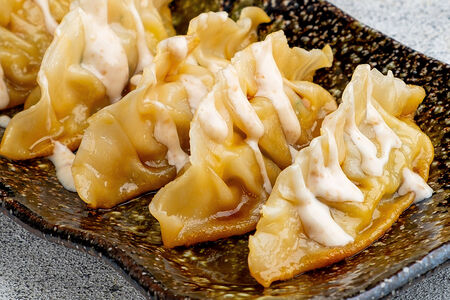 Гёдза Гребешок и палтус