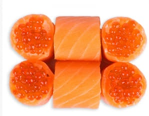 Ями маки с красной икрой