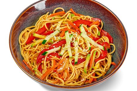 Wok Лапша яичная с овощами