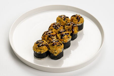 Запеченный ролл с мидиями