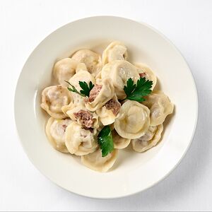 Пельмени с бараниной и кинзой