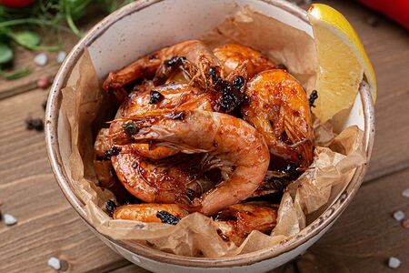 Креветки северные жареные