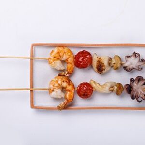 Шашлычки из морепродуктов