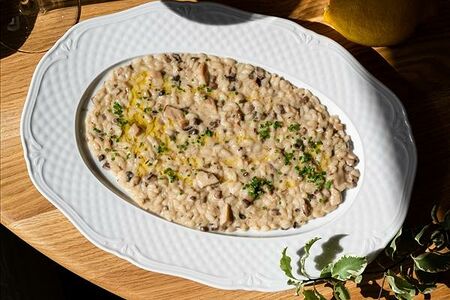 Ризотто с белыми грибами